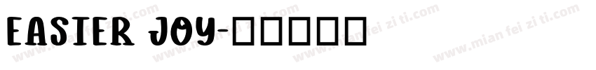 Easter Joy字体转换